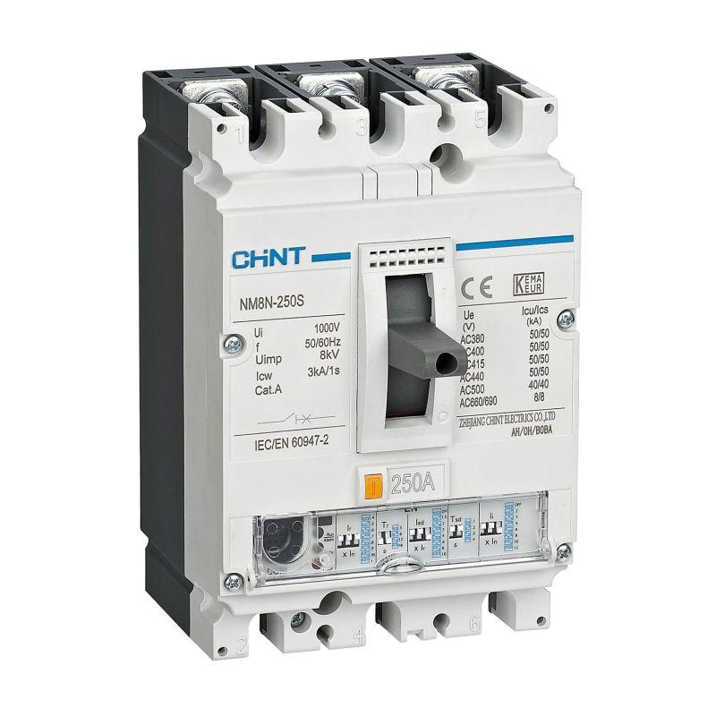 Выключатель автоматический защиты двигателя 3п 400А 50кА NM8N-630S ENM (R) CHINT 269557