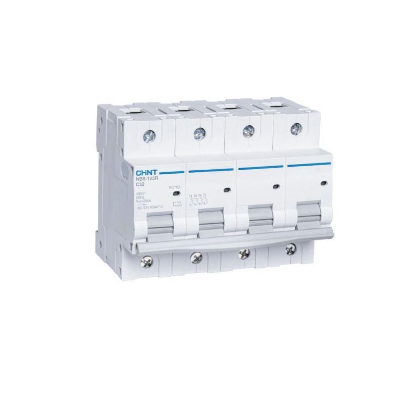 Выключатель автоматический модульный 4п D 80А 20кА NB8-125R (R) CHINT 559883