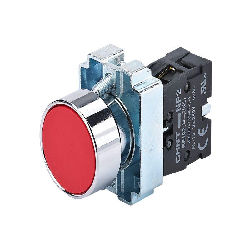 Кнопка управления NP2-BA42 1НЗ IP40 ® без подсветки красн. CHINT 573890