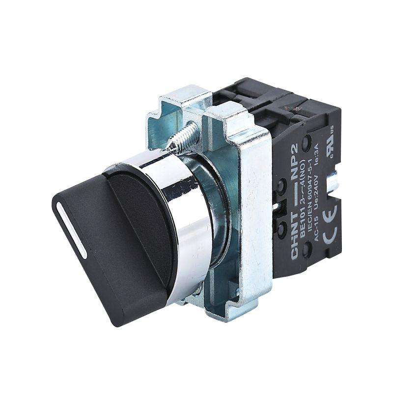 Переключатель NP2-BD24 2 положения фиксацией 2НЗ IP40 (R) CHINT 573980