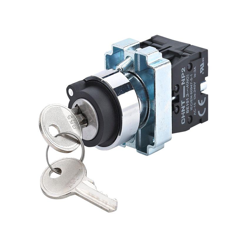 Переключатель NP2-BG33 3 положения фиксацией 2НО IP40 (R) CHINT 573989