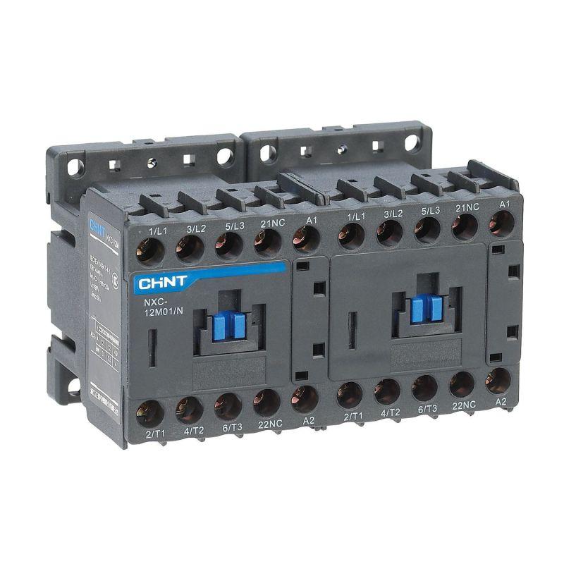 Контактор реверсивный NXC-09M01/Z/N 3п 9А 24В DC 1НЗ (R) CHINT 956573