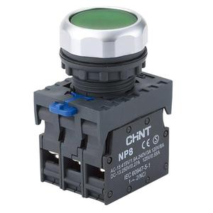 Кнопка управления NP8-02BND/3 подсветка самовозв. зел. AC/DC 24В(LED) 2НЗ IP65 (R) CHINT 667242