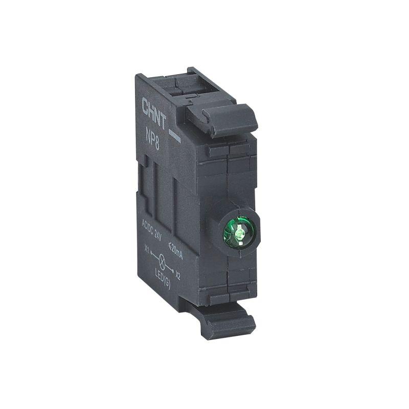 Элемент светодиодный для NP8 AC/DC 24В зел. (R) CHINT 578980