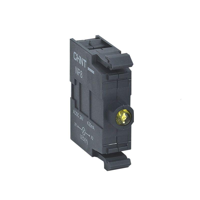 Элемент светодиодный для NP8 AC/DC 24В желт. (R) CHINT 578982