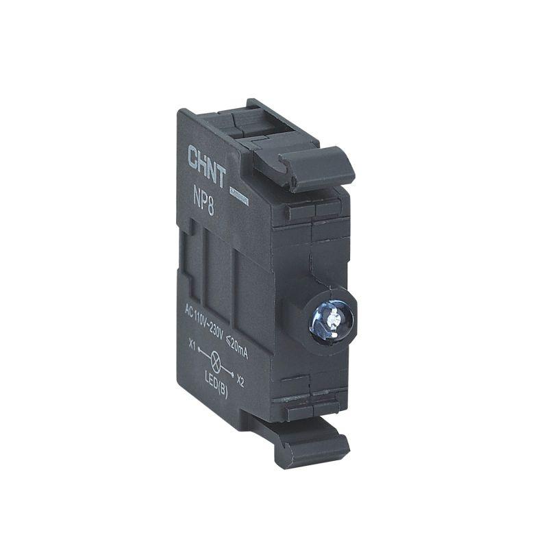 Элемент светодиодный для NP8 AC/DC 24В син. (R) CHINT 578983