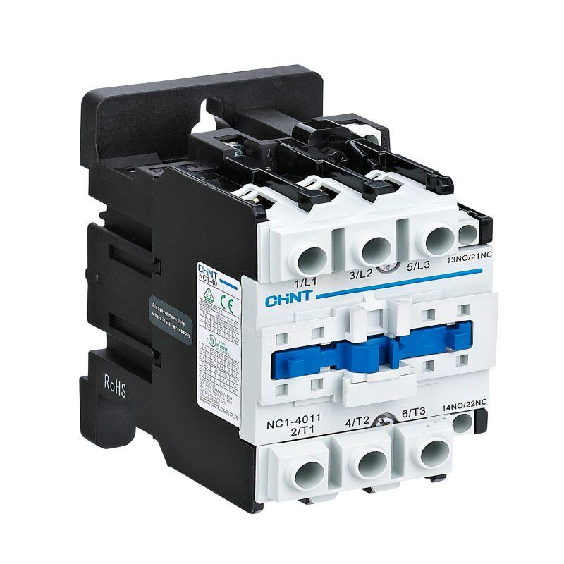 Контактор NC1-4011 40А кат. 230В AC 1НО+1НЗ (R) CHINT 222271