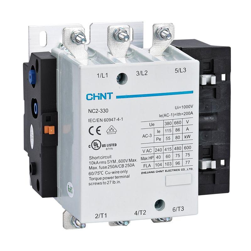 Контактор NC2-330 330А 400В AC-3 50Гц (R) CHINT 236067