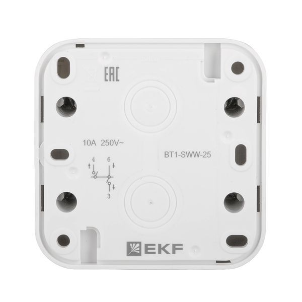 Выключатель для жалюзи ОП Бронто винтовые клеммы бел. EKF BT1-SWW-25