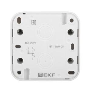 Выключатель для жалюзи ОП Бронто винтовые клеммы бел. EKF BT1-SWW-25