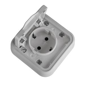Розетка 1-м СП Бронто 16А IP55 винтов. клеммы сер. EKF BT2-SOG-111