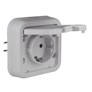 Розетка 1-м СП Бронто 16А IP55 винтов. клеммы сер. EKF BT2-SOG-111