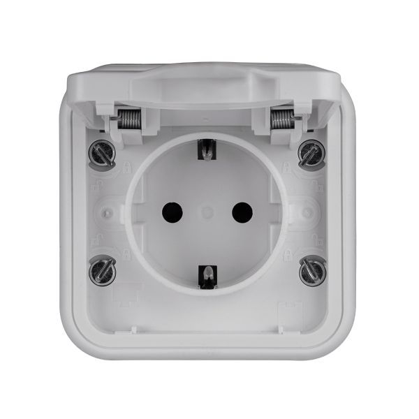 Розетка 1-м СП Бронто 16А IP55 винтов. клеммы сер. EKF BT2-SOG-111