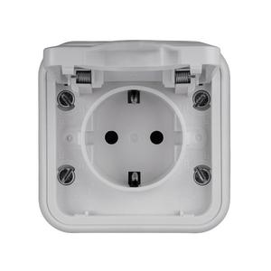 Розетка 1-м СП Бронто 16А IP55 винтов. клеммы сер. EKF BT2-SOG-111