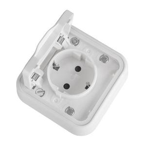 Розетка 1-м СП Бронто 16А IP55 винтов. клеммы бел. EKF BT2-SOW-111