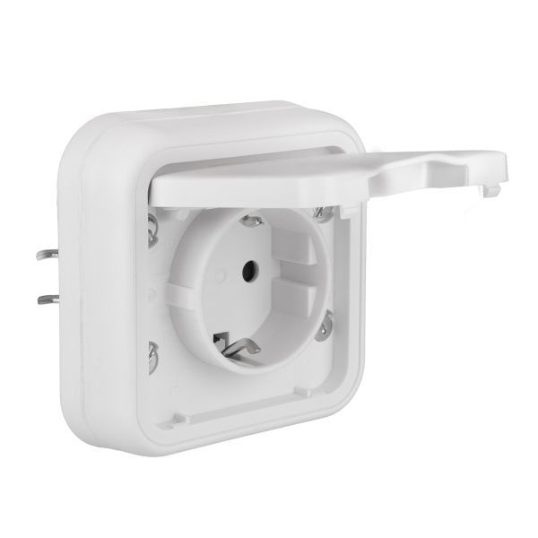 Розетка 1-м СП Бронто 16А IP55 винтов. клеммы бел. EKF BT2-SOW-111