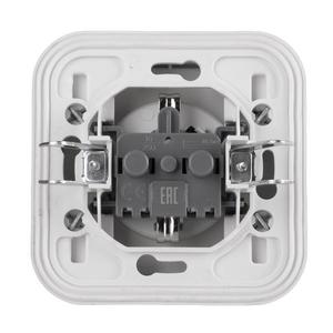Розетка 1-м СП Бронто 16А IP55 винтов. клеммы бел. EKF BT2-SOW-111