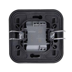 Выключатель 1-кл. СП Бронто 10А IP55 автоматические клеммы антрацит EKF BT2-SWA-10