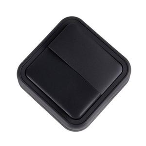 Выключатель 2-кл. СП Бронто 10А IP55 автоматические клеммы антрацит EKF BT2-SWA-20