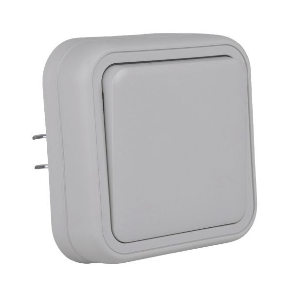 Выключатель 1-кл. СП Бронто 10А IP55 автоматические клеммы сер. EKF BT2-SWG-10