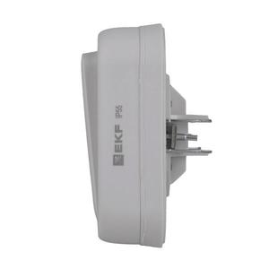 Выключатель 1-кл. СП Бронто 10А IP55 автоматические клеммы сер. EKF BT2-SWG-10
