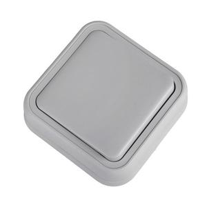 Выключатель 1-кл. СП Бронто 10А IP55 автоматические клеммы сер. EKF BT2-SWG-10