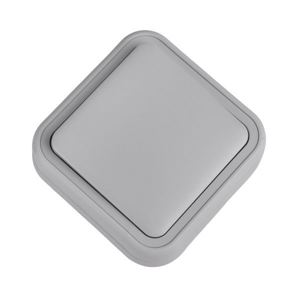 Выключатель 1-кл. СП Бронто 10А IP55 автоматические клеммы сер. EKF BT2-SWG-10