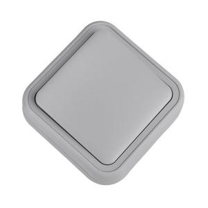 Выключатель 1-кл. СП Бронто 10А IP55 автоматические клеммы сер. EKF BT2-SWG-10