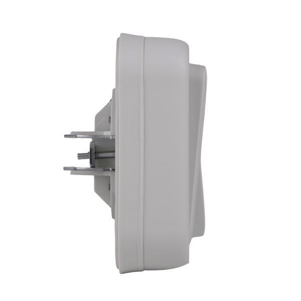 Выключатель проходной 2-кл. СП Бронто 10А IP55 автоматические клеммы сер. EKF BT2-SWG-21