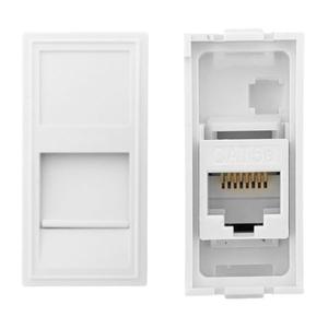 Розетка компьютерная 1мод. RJ45 кат.5E EKF E1MK015E-135-10