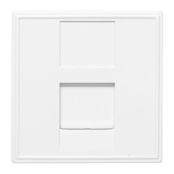 Розетка RJ45 категории 6 (ширина 2 модуля) EKF E2MK016-135-10