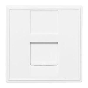 Розетка RJ45 категории 6 (ширина 2 модуля) EKF E2MK016-135-10