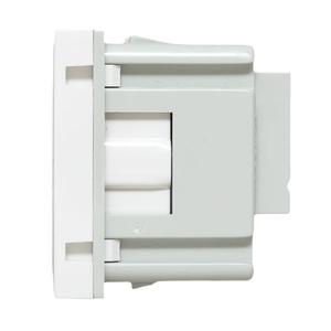 Розетка 1-м 2мод. C-Line РКС-20-30-П 45х45 с заземл. бел. EKF E2MR16-028-10