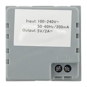 Розетка USB сила тока 2.1А (2 гнезда) без индикатора EKF E2MR2-20USB-10
