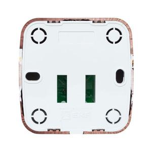 Розетка компьютерная 1-м ОП Минск RJ45 1А 120В темн. дерево EKF EGK01-035-40