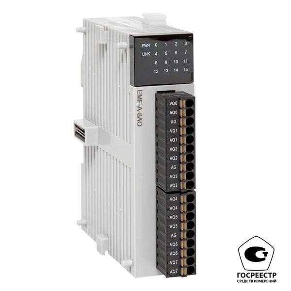 Модуль аналогового вывода EMF 8 PRO-Logic (с поверкой) EKF EMF-A-8AO-V