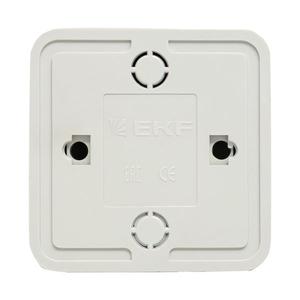 Розетка 1-м ОП Рим 10А IP20 без заземл. бел. EKF ENR10-022-10