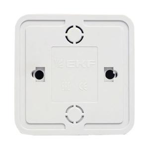 Переключатель проходной 1-кл. ОП Рим 10А IP20 с индикатором бел. EKF ENV10-125-10