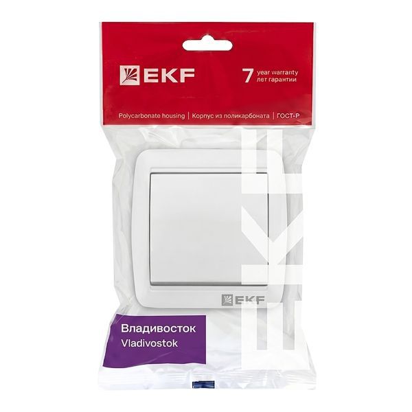 Выключатель ОП Владивосток кнопочный 10А IP54 сер. PROxima EKF EQR16-026-30-54