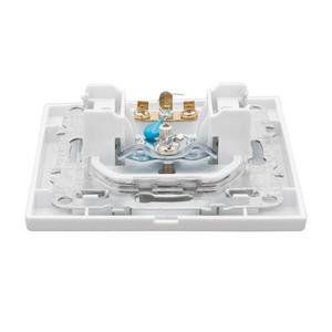 Розетка телевизионная TV 1-м СП Минск 5-862МГц 75Ом бел. Basic EKF ERA00-027-10