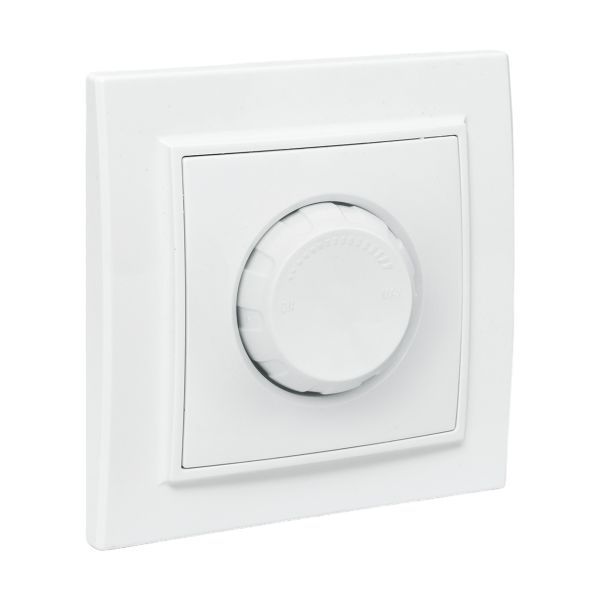 Светорегулятор СП Минск 600Вт 220В бел. Basic EKF ERD06-101-10