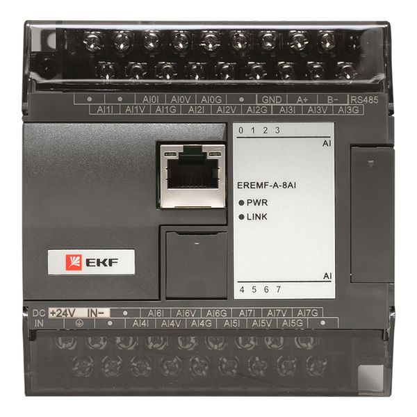 Модуль аналогового ввода EREMF 8 PRO-Logic (без поверки) EKF EREMF-A-8AI