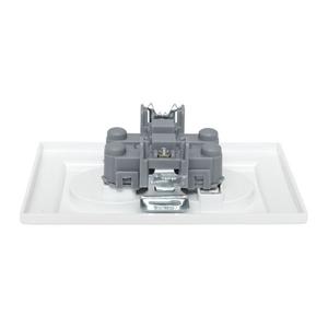 Розетка 2-м СП Минск 10А IP20 без заземл. защ. шторки бел. Basic EKF ERR10-102-100