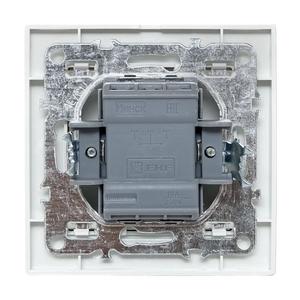 Выключатель 1-кл. СП Минск 10А IP20 бел. Basic EKF ERV10-021-10