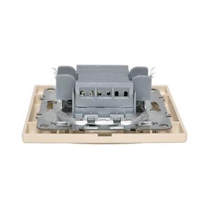 Выключатель 1-кл. СП Минск 10А IP20 беж. EKF ERV10-021-20