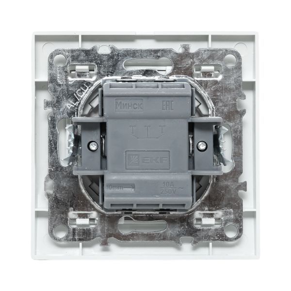 Кнопка звонка СП Минск 10А бел. EKF ERV10-026-10