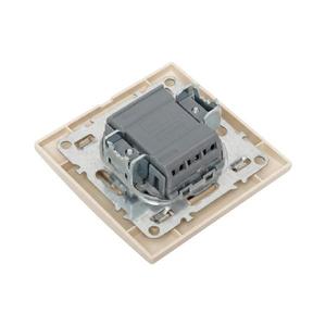 Переключатель проходной 2-кл. СП Минск 10А IP20 беж. EKF ERV10-026-20