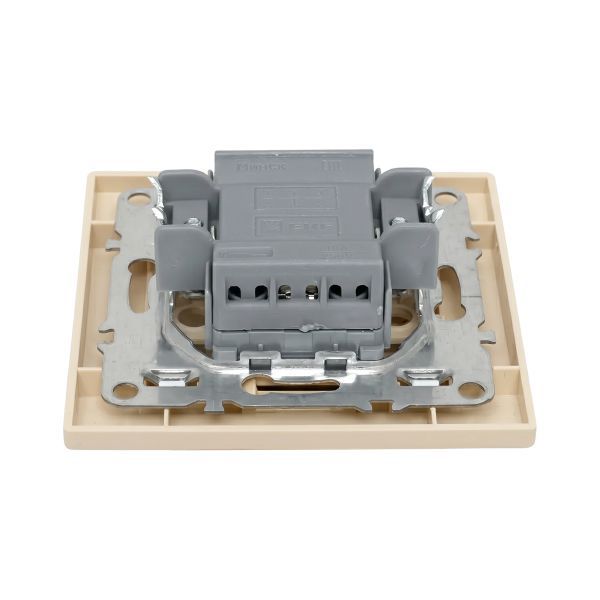 Переключатель проходной 2-кл. СП Минск 10А IP20 беж. EKF ERV10-026-20