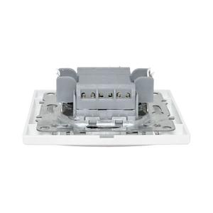 Переключатель проходной 2-кл. СП Минск 10А IP20 бел. Basic EKF ERV10-027-10