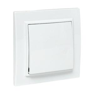 Кнопка нажимная СП Минск 10А белый EKF ERV10-028-10